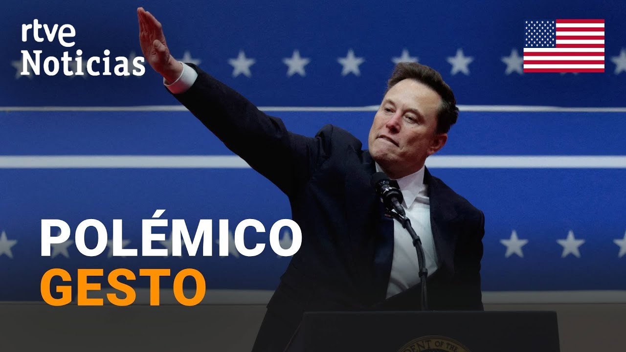 EE.UU.: ELON MUSK CELEBRA con un SALUDO similar al NAZI LA INVESTIDURA DE TRUMP | RTVE Noticias