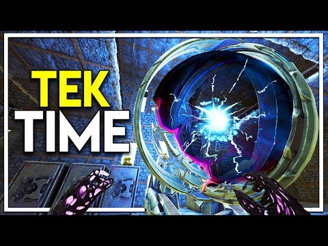 Into the DESERT TITAN CAVE - Tek Replicator Crafting! (Ark Extinction DLC Gameplay Ep 25)