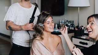 BTS with Jojo Fletcher getting Red Carpet Ready! | EWM