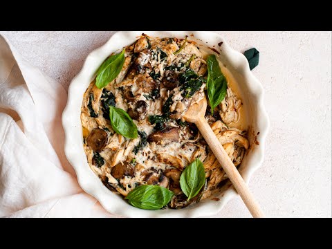 Chicken Spinach Mushroom Casserole Recipe