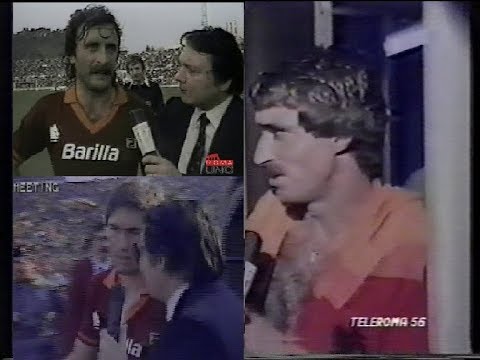 Interviste ad ANCELOTTI, PRUZZO e MALDERA in ROMA-Pisa 31-10-1982