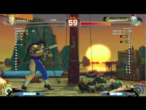 Ruipapa (Guile) vs CAT-K (Vega) AE2012 Endless Match *720p HD*