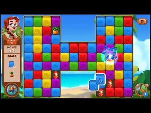 Lost Island Blast Adventure Level 9 - NO BOOSTERS 🏝️ | SKILLGAMING ✔️