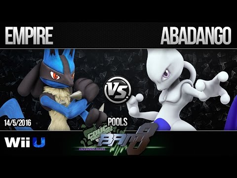 BAM8 - Empire (Lucario) vs Abadango (Mewtwo) - Pools
