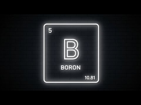 WHAT IS THE CHEMICAL ELEMENT BORON USED FOR? l Chemical Madness
