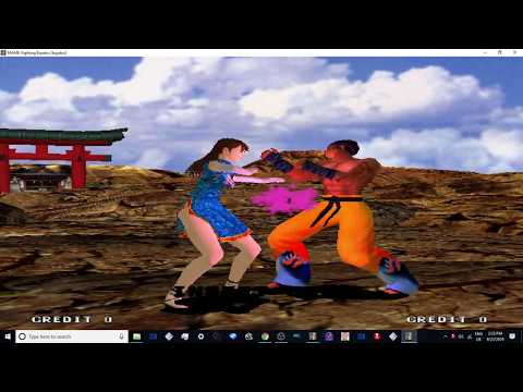MAME 214 -  FIGHTING BUJITSU -  KONAMI RARE 3D ARCADE FIGHTER -  FULL ARCADE GAMEPLAY 1080p 10-5fps