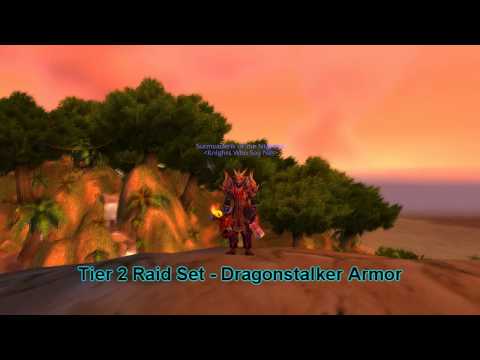 World of Warcraft: Hunter Tier 2,4,6,7,9 Raid sets & Arena Season 9,4,2 Sets [HD]