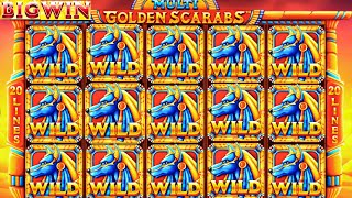 THIS SLOT WENT CRAZY! 💥 MULTI GOLDEN SCARABS BIG WIN | INSANE SLOT PAYOUT