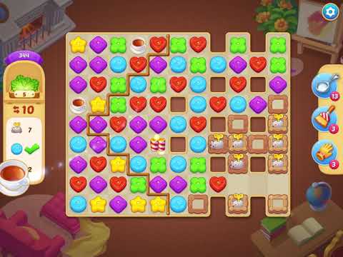 Walkthrough MATCHINGTON MANSION Hard Level 344 / NO BOOSTERS