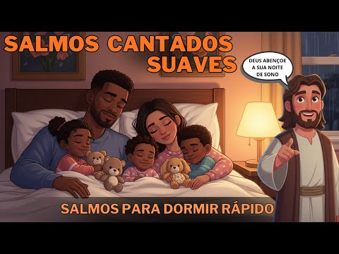 Salmos Cantados para Dormir com Versículos Poderosos para Dormir Bem e Rápido| Palavra de Deus e Paz