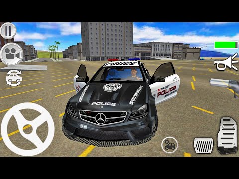 Police Car Mercedes S63 Driving Simulator - Police Hot Pursuit - Android Gameplay