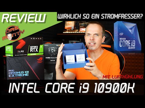 Intel Core i9 10900K - Review | Stromverbrauch und Temperaturen mit Luftkühlung | DasMonty