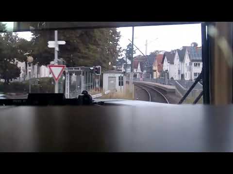 S Bahn Karlsruhe mitfahrt mit S81 Eilzug von Rastatt Bahnhof Ausfahrt bis Forbach im Schwarzwald Ein