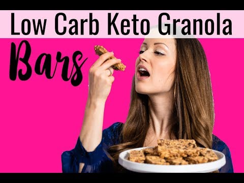 Low Carb Granola Bars | Keto, Paleo & Gluten Free