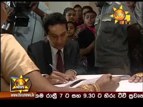 Hiru News 9.30 PM November 17, 2014