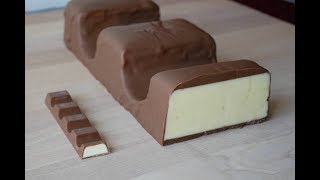 XXL Kinder Riegel Selber Machen (Rezept) || Homemade Giant Kinder Chocolate (Recipe) || [ENG SUBS]