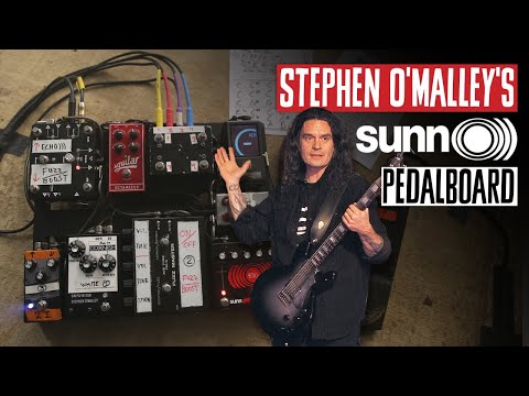 Stephen O'Malley's Sunn O))) Pedalboard