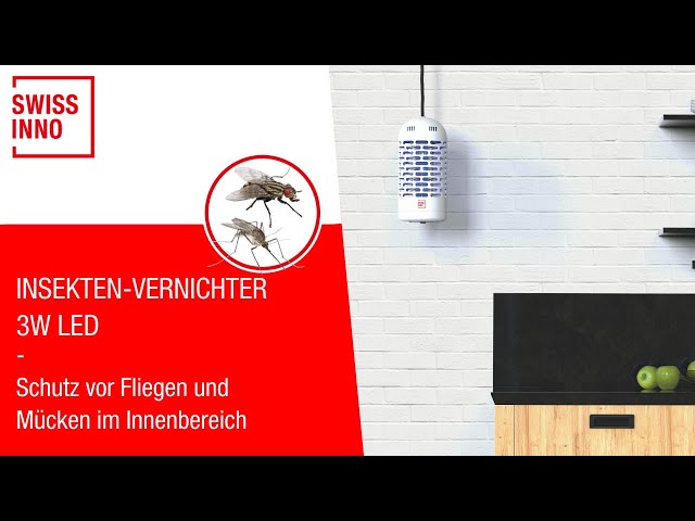 Video Teaser für Insektenvernichter 3W LED SWISSINNO