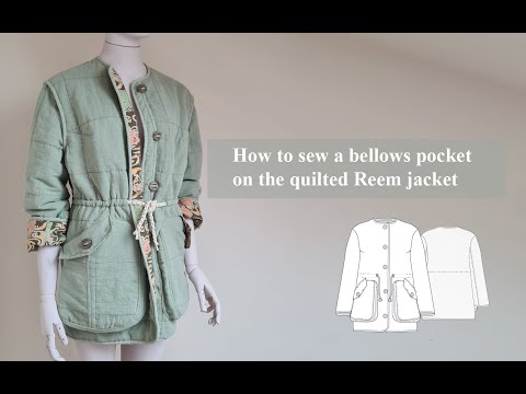 How to sew a bellows pocket