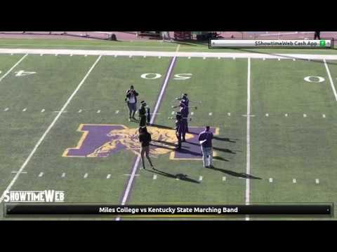 Halftime - Miles College vs Kentucky State Marching Band 2019