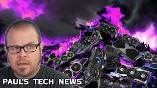 This pile of GPUs is still on fire