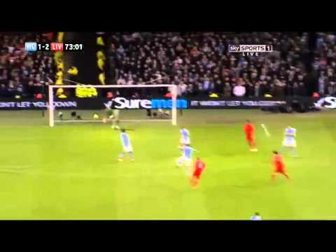 Steven Gerrard AMAZING Volley GOAL vs. Manchester City - 3/02/2013
