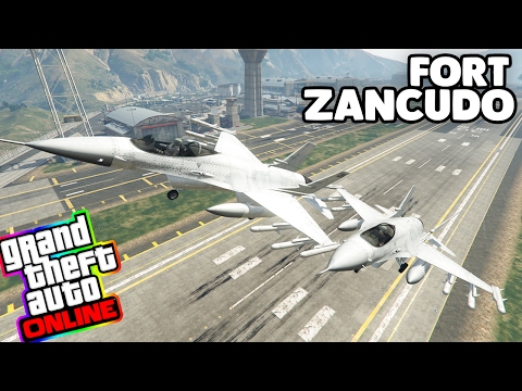Gta 5 Challenge ITA - Doppio furto a Fort Zancudo!!