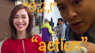 s&j behind the SCENES filming a TVB drama 宋熙年陳智燊 一齊拍 誇世代