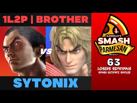 1L2P | Brother vs Sytonix - Ultimate Singles Losers Semifinals Smash Parmesan 63 - Kazuya vs Ken