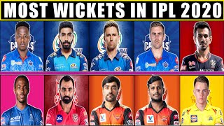 Most Wickets in IPL 2020 | Most Wickets in IPL | Kagiso Rabada, Jasprit Bumrah, Trent Boult, Chahal,