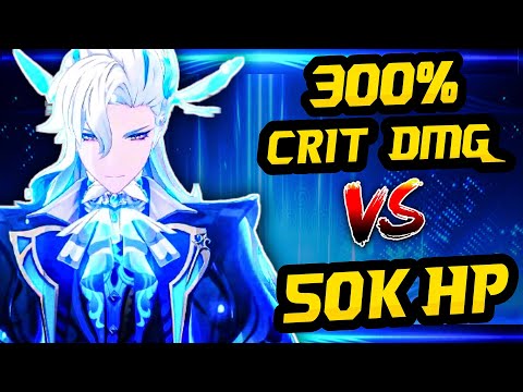 Neuvillette CRIT build VS HP% build ?? Best Build for C0 Neuvillette [ Genshin impact ]