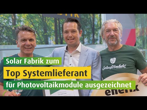 Solar Fabrik ist Top Systemlieferant für Module - Yves Tamborini im Interview