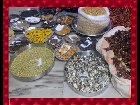 How to make Konkani Masala- its Ingredients. Video