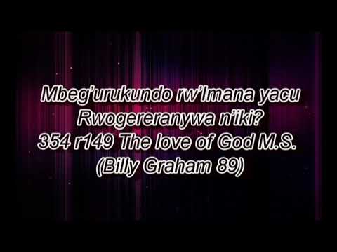 Mbeg’urukundo rw’Imana yacu Rwogereranywa n’iki?