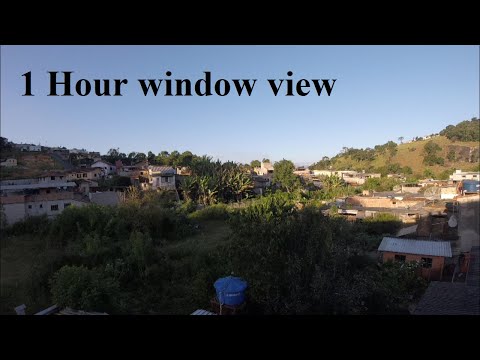 1 hour Window View fade to night