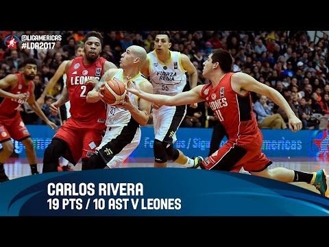 Carlos Rivera 19 PTS / 10 AST vs Leones - Grupo B - DIRECTV Liga de las Américas 2017