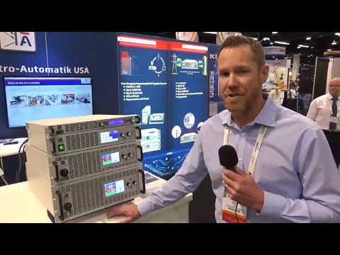 EA Elektro-Automatik shows its latest bi-directional programmable power supply