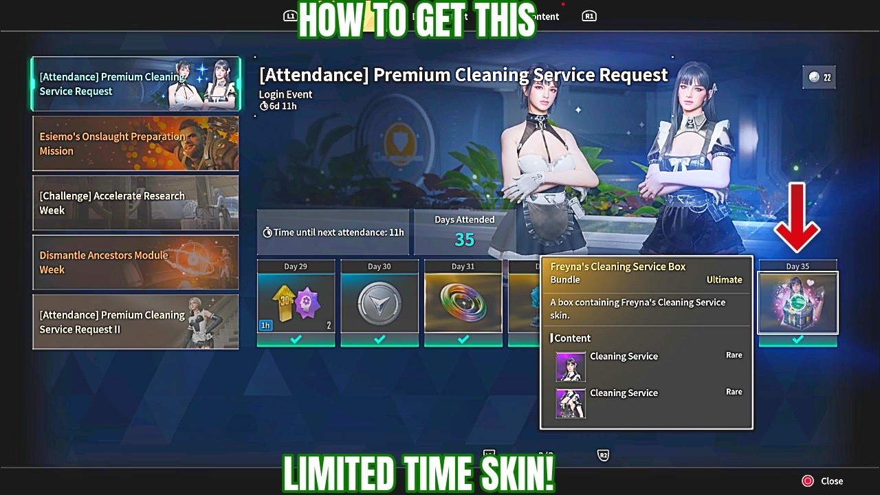 How To Get Freyna's Cleaning Service Skin!-The First Descendant