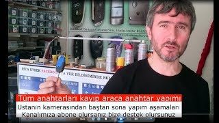 Kameralar kayıtta, hiç anahtarı olamayan araca yerinde anahtar yapım a