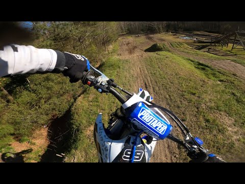 Private Backyard Dirtbike Track - 2021 YZ250F | RAW