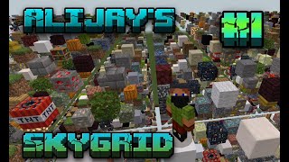 AliJays Minecraft Skygrid; Episode 1