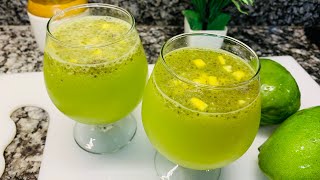 कड़कड़ाती गर्मियों में ताज़गी का भंडार/RAW MANGO FRESH JUICE FOR SUMMER🥭/@Easyandtastyfoodrecipes
