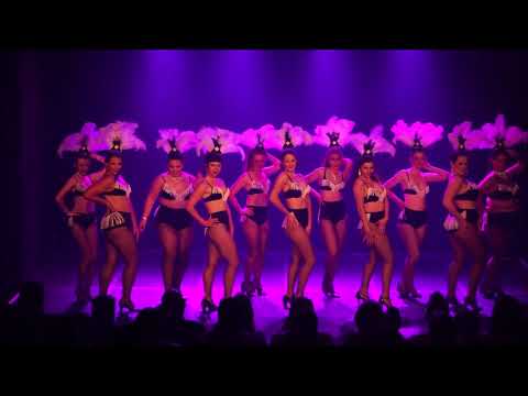 Showgirl Burlesque students perform Big Drums - The Bombshell Burlesque Academy