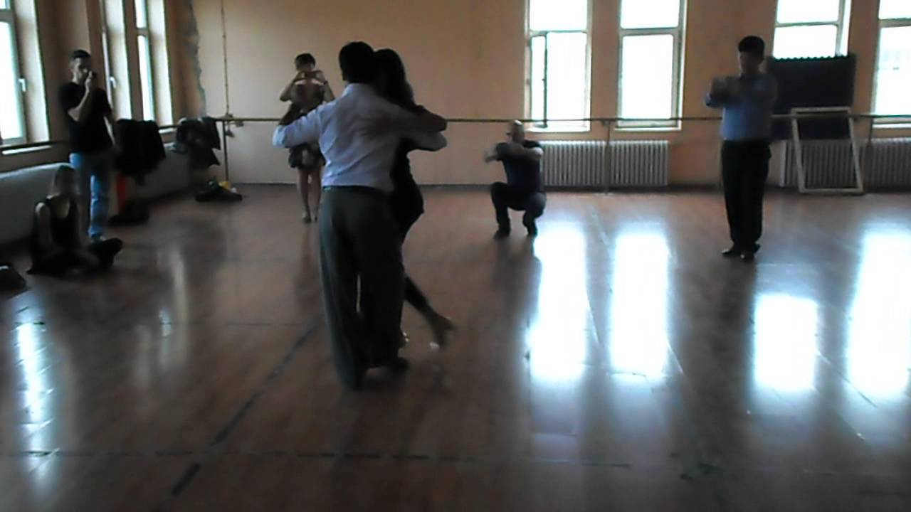 Clase de tango salon Sebastian Achaval Roxana Suarez Istanbul 2013