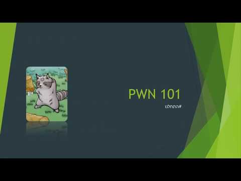Pwn 101 - Buffer Overflow [Hebrew]
