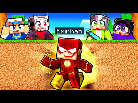 Minecraft MANHUNT ama SÜPER GÜÇLERİM Var! 🦸