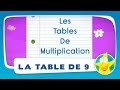 Comptines pour enfants - La Table de 9 (apprendre les tables de multiplication)