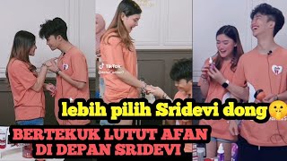 Download lagu AFAN KNEELING IN FRONT OF SRIDEVI ‼️ Very Close, Looking At Her mp3