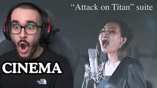 Download lagu IT'S JUST SO PEAK!! - Hiroyuki Sawano / Project【emU】 “Attack on Titan” suite - REACTION !!! mp3