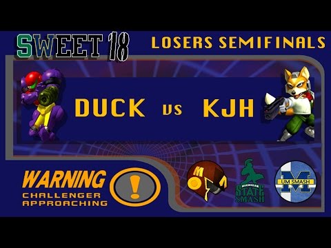 SWEET 18 - Duck (Samus) vs KJH (Fox) LS